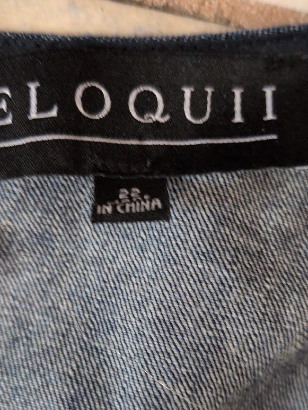 ELOQUII Denim Romper Size 22 - Picture 2 of 6
